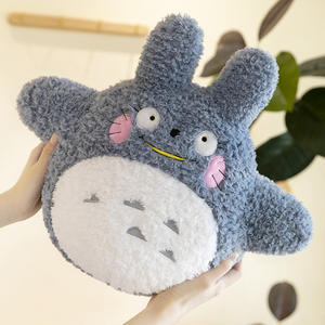 כרית שינה גדולה של טוטורו מצויר, דובי חמוד, צעצוע קטיפה רך במיוחד להפגת מתחים, מתנה ליום הולדת, צעצוע פרווה ממולא - Product Image 3