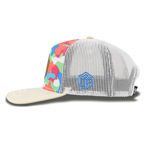 Casquettes de camionneur personnalisées Tcap China, camouflage de haute qualité avec patch en cuir - Product Image 3