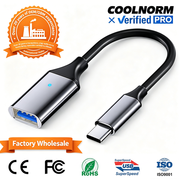 USB Type-C 3.0 Adapter Cable with DC Output 3.0 OTG Flash Drive Converter 3.0g Type-C LED Light Cable USB AC/DC