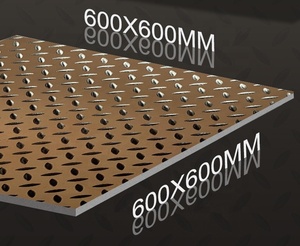 Rabattprodukt metall antike keramik rostfliesen 600 x 600 bodenfliesen zum verkauf - Product Image 5
