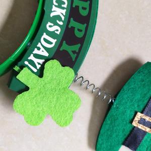 Bandeaux et serre-têtes trèfle pour la Saint-Patrick – Accessoires de fête et de carnaval - Product Image 4