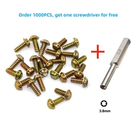 Vis de sécurité de 3,8 mm et 4,5 mm pour Nintendo NES, SNES, N64, GB, kit d'accessoires pour ouvrir le boîtier de la console de jeu