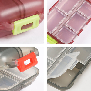 New bán cũng đầy màu sắc <span class=keywords><strong>10</strong></span> khoang <span class=keywords><strong>Pill</strong></span> Organizer 7 ngày cổ <span class=keywords><strong>Pill</strong></span> hộp - Product Image 6