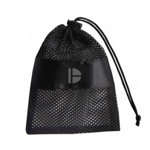 Sacs en filet avec cordon coulissant et fermoir – Sacs de rangement durables en nylon pour le camping, les voyages et les aventures en plein air - Product Image 4