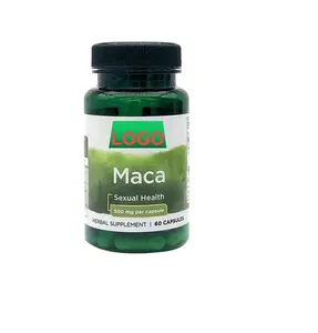 Suplemento OEM ODM Cápsulas orgánicas de raíz de Maca promueve el rendimiento 30000mg BA hormonal