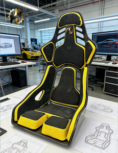 Sedile da Corsa HZ in Fibra di Carbonio Opaca per Nissan R35 GTR 2008-2024 - Product Image 6