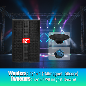 ลำโพงเสียงเต็มช่วง 12 นิ้ว นีโอไดเมียม โครงไม้ สำหรับใช้ในบ้าน 4 โอห์ม 315 วัตต์ RMS ได้รับการรับรองมาตรฐาน CE - Product Image 2