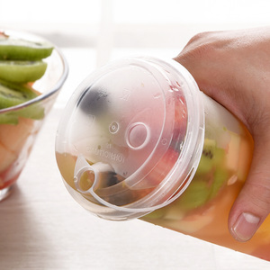 Disposable Milk Tea Cup 90mm Diameter High Footed Frosted Juice Injection Molded Beverage Packaging With Lid Printable - Product Image 3