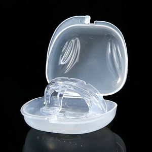 Protector <span class=keywords><strong>Bucal</strong></span> Nocturno Ajustable a Medida para Bruxismo y Rechinamiento de Dientes, Férula Dental Antirronquidos con Bandeja - Product Image 3