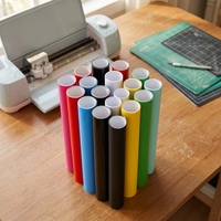 Vinilo Adhesivo de PVC de 0.08mm de Grosor, Acabado Brillante/Mate, Opaco, a Todo Color, para Rotulación y Plotter de Corte