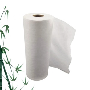 Rollo de toalla de papel de paño de <span class=keywords><strong>limpieza</strong></span> desechable de fibra de bambú de color personalizado al por mayor para la <span class=keywords><strong>limpieza</strong></span> de platos domésticos de cocina - Product Image 1
