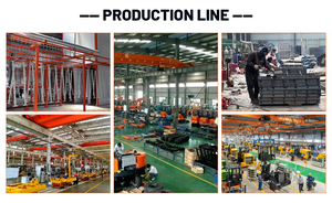 Chariot élévateur électrique portable de 1 tonne, monté sur camion, autopropulsé, escaladant, auto-déchargant, transport, pneu plein, deux étages, fourche de 1200 mm - Product Image 6