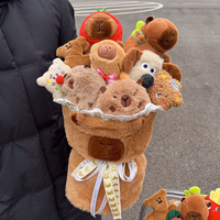 Couette en coton PP super douce, cadeaux créatifs pour la remise des diplômes, Thanksgiving, la Saint-Valentin, jouets en peluche Capybara