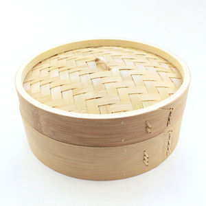 Logos personnalisés nouveaux ustensiles de cuisine produits uniques vapeur en bambou mini sans couvercle de casserole - Product Image 1