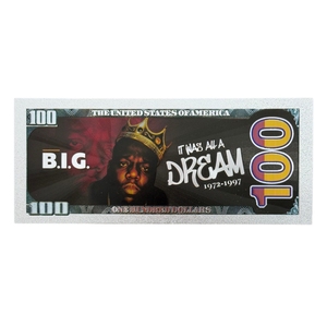 Uang Kertas Hip-Hop Amerika Biggie 2026 Berlapis Emas 24K untuk Hadiah - Product Image 2