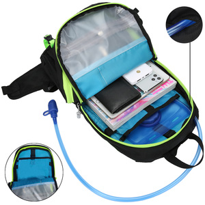 Mochila Deportiva para Ciclismo, Correr, Hidratación, con Bolsillo para Casco, para Hombres y Mujeres, Bolsa para Bicicleta, Bolsa de Agua, Cantimplora, para Maratón, Jogging, Senderismo - Product Image 3
