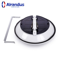 Grilles d'aération rondes en aluminium flexibles anti-corrosion, économiseuses d'énergie, pour l'alimentation/la ventilation, diffuseur d'air de plafond pour la climatisation