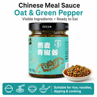 Oat Green Chili Seasoning Sauce Chinese Hot Sauce Alternative for Asian Grocery and Online Retail