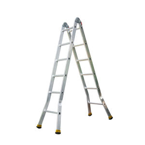 Prenez peu <span class=keywords><strong>de</strong></span> place Échelle géante en aluminium pliable 4*3 4*4 4*5 4*6 marches - Product Image 3