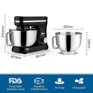 Mélangeur sur socle OEM 4,5 L pour cuisine domestique, batteur électrique pour boulangerie artisanale et pâtisserie, structure de table pour fournisseur - Product Image 4