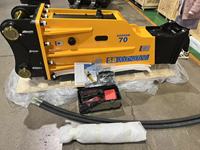 Marteau hydraulique SB70 pour la démolition de roches, pour excavatrices de 16 à 21 tonnes, garantie 1 an