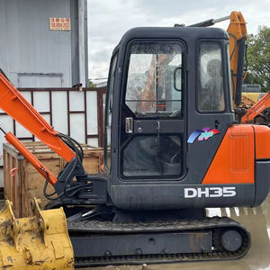 Buen estado usado Doosan DH35 Mini excavadora 5Ton Original DH55 DH60 DH80 DX60 DX75 pequeña excavadora para Venta barata - Product Image 1