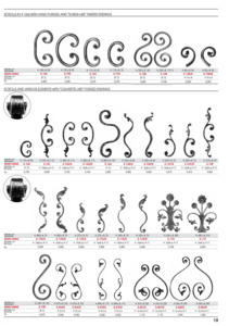 Articles forgés Pièces <span class=keywords><strong>en</strong></span> acier Rouleau de <span class=keywords><strong>fer</strong></span> ornemental <span class=keywords><strong>forgé</strong></span> à chaud - Product Image 3