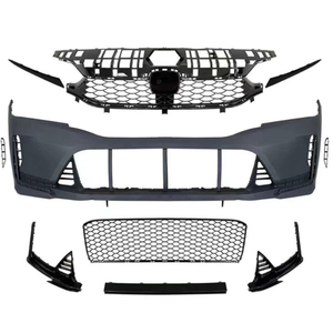 Parachoques Laterales de Alta Calidad Tipo R GEN 11, Kit de Carrocería <span class=keywords><strong>2022</strong></span>-2024 para Honda Civic FL5 Sedán, Parachoques Delantero y Trasero - Product Image 2