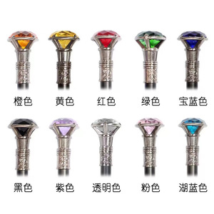 Canne de Luxe en Métal avec Sceptre Diamanté 93cm, Décoration de Fête en Alliage, Accessoire de Cosplay, Cadeau pour Gentleman - Product Image 4