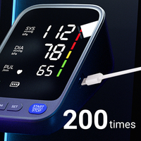 Connectivité Bluetooth intelligente Arrêt automatique Tensiomètre Écran rétroéclairé Tensiomètre pour le bras supérieur