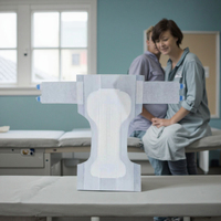 Medizinische Inkontinenzunterwäsche für Erwachsene, Einweg-Baumwolle & PE-Film, hohe Saugfähigkeit, 3D-Auslaufschutz für den Krankenhausgebrauch