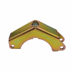 Attache métallique OEM personnalisée en acier Q235 estampé, plaquée zinc doré, résistante à la corrosion, pour outils de câblage télécom - Product Image 1
