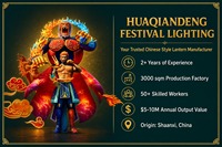 Lanterne LED de style chinois pour festivals, éclairage décoratif commercial, thème Roi Singe, affichage événementiel
