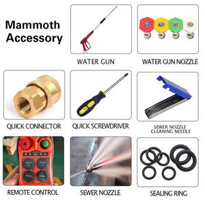 Amjet 3600psi30lpm Nettoyeur de canalisations d'égouts à jet d'<span class=keywords><strong>eau</strong></span> Nettoyeur d'égouts divers tuyaux d'égouts bouchés pour le nettoyage de conduits communautaires - Product Image 6