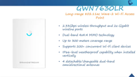 Punto de Acceso Wi-Fi Grandstream GWN7630LR - Guangdong, China