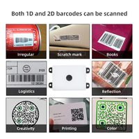 Vente en gros de lecteurs de codes-barres ultra-minces distributeurs automatiques en libre-service Lecteur de codes à barres USB 2d Scanner de codes à barres intégré