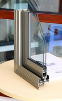 Ventanas Corredizas Horizontales de Aluminio con Doble Vidrio de Alta Calidad, Ventanas Corredizas con Marco de Aluminio para Hoteles y Villas