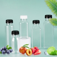 친환경 일회용 플라스틱 병 330ml, 500ml, 750ml, 1리터, 물, 주스, 음료 테이크아웃 사업에 적합