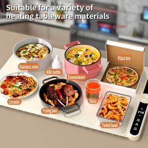 <b>Silicone</b> Electric Food Warming <b>Mat</b> 9 Temp Setting Food Warming <b>Mat</b> With Timing Function - Product Image 4