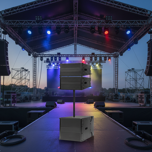 ลำโพงแอคทีฟเสียงระดับมืออาชีพ ดีไซน์ใหม่ สำหรับงานแสดงกลางแจ้ง งานแต่งงาน ลำโพงไลน์อาร์เรย์ ซับวูฟเฟอร์ ระบบเสียง - Product Image 4