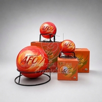 ZHONGSU Boule d'extinction d'incendie automatique de 1,3 kg certifiée BSI EN3-7, poudre sèche compacte ABC pour maison, appartement, condo