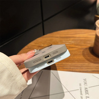 Nouvelle coque transparente pour téléphone avec grande protection d'objectif, en TPU rigide, cadre électroplaqué, protection de l'objectif de l'appareil photo pour iPhone 17 16 15 Pro Max