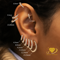 Boucles d'oreilles pendantes en or 18 carats avec diamant de laboratoire certifié IGI 0,5 carat, style solitaire, breloque pendante, bijoux fins personnalisés