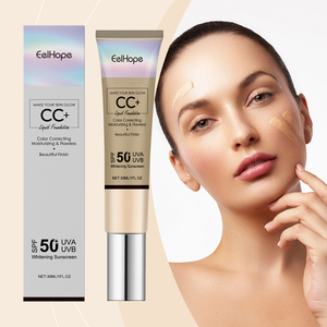 EELHOE nuevo llega <span class=keywords><strong>CC</strong></span> ilumina la piel impermeable protector solar cojín <span class=keywords><strong>CC</strong></span> crema blanqueamiento de larga duración belleza <span class=keywords><strong>CC</strong></span> crema cuidado facial - Product Image 3