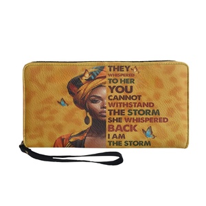 Nuovo prodotto portafoglio in pelle sintetica borse a tracolla da donna <span class=keywords><strong>I</strong></span> <span class=keywords><strong>Am</strong></span> The Storm stampa Set portafoglio borsa donna personalizzato - Product Image 3