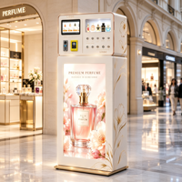 Mesin Penjual Parfum Otomatis Dubai 24 Jam, Kapasitas 10 Botol, Bersertifikasi CE, Dapat Disesuaikan untuk Stasiun dan Klub Kelas Atas