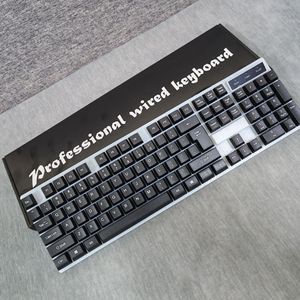 Professional Wired Keyboard 104 <b>Keys</b> Full Size Membrane <b>USB</b> Keyboard For Office And Home Use - Product Image 1