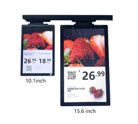 Système d'affichage numérique POS avec écran LCD holographique double face PM 10.1/14/15.6 pouces Full HD 1080P, refroidissement intégré, Wi-Fi intégré, publicité