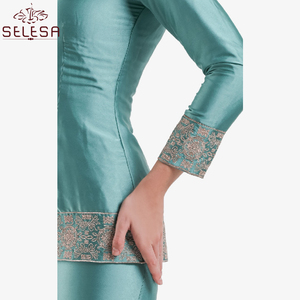 Kimono islámico de Jilbab, ropa de vestir árabe personalizada de Dubái, Abaya, Kant, Halsduk, Kebaya, Indonesia, última moda - Product Image 5