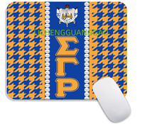 Tapis de Souris Carré Personnalisé en Caoutchouc de Haute Qualité pour Bureau, Confortable, Vente Chaude, Commande en Gros pour Sororités et Ordres de l'Étoile d'Orient